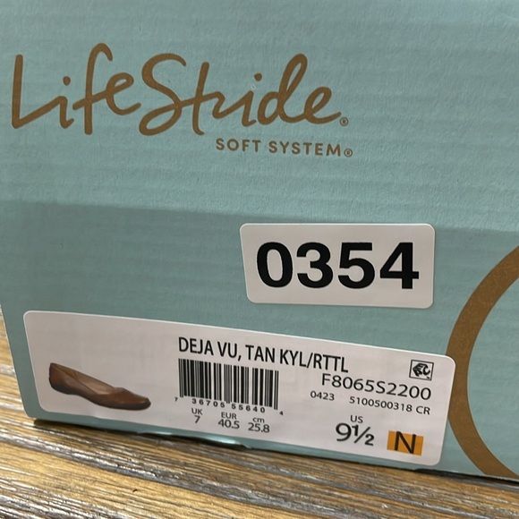 LifeStride Deja Vu Ballerina Flats Comfort Shoe NEW Size 9.5 Narrow - Picture 11 of 11